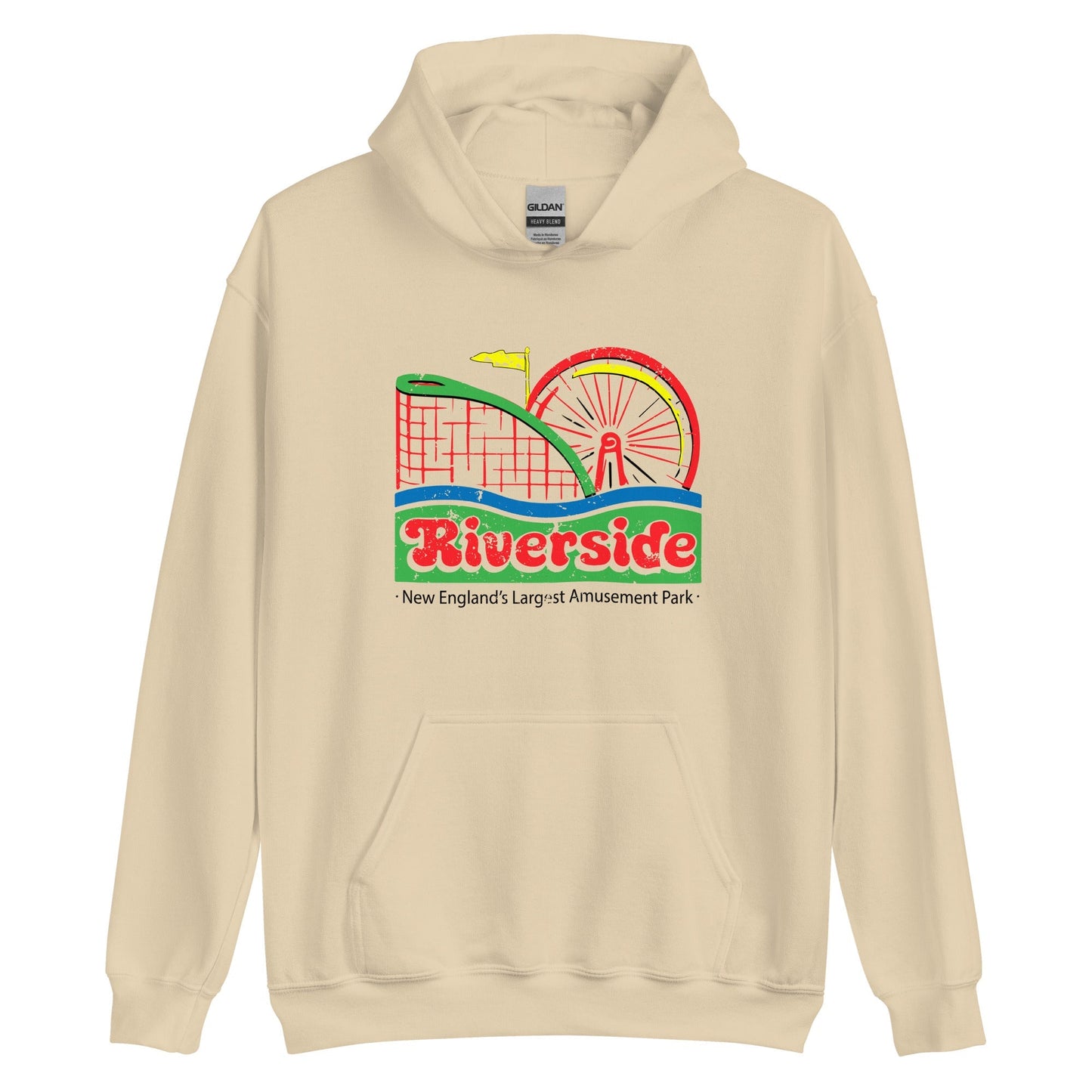 Riverside Amusement Park Hoodie - Agawam, MA | Vintage Graphic Sweatshirt