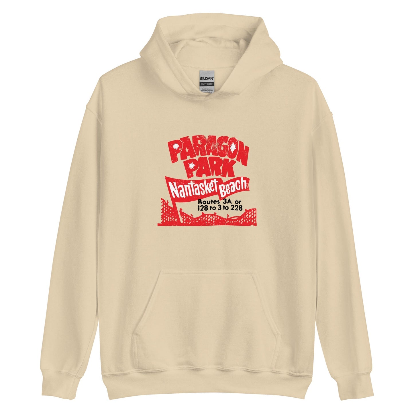 Paragon Park Hoodie - Nastasket Beach, Hull MA | Vintage Amusement Park Sweatshirt