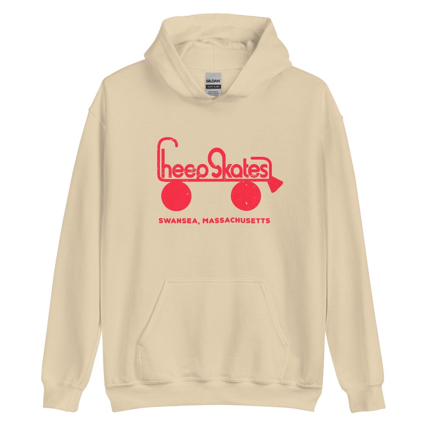 CheepSkates Roller Skating Rink Retro Hoodie - Swansea, MA | Vintage Graphic Sweatshirt