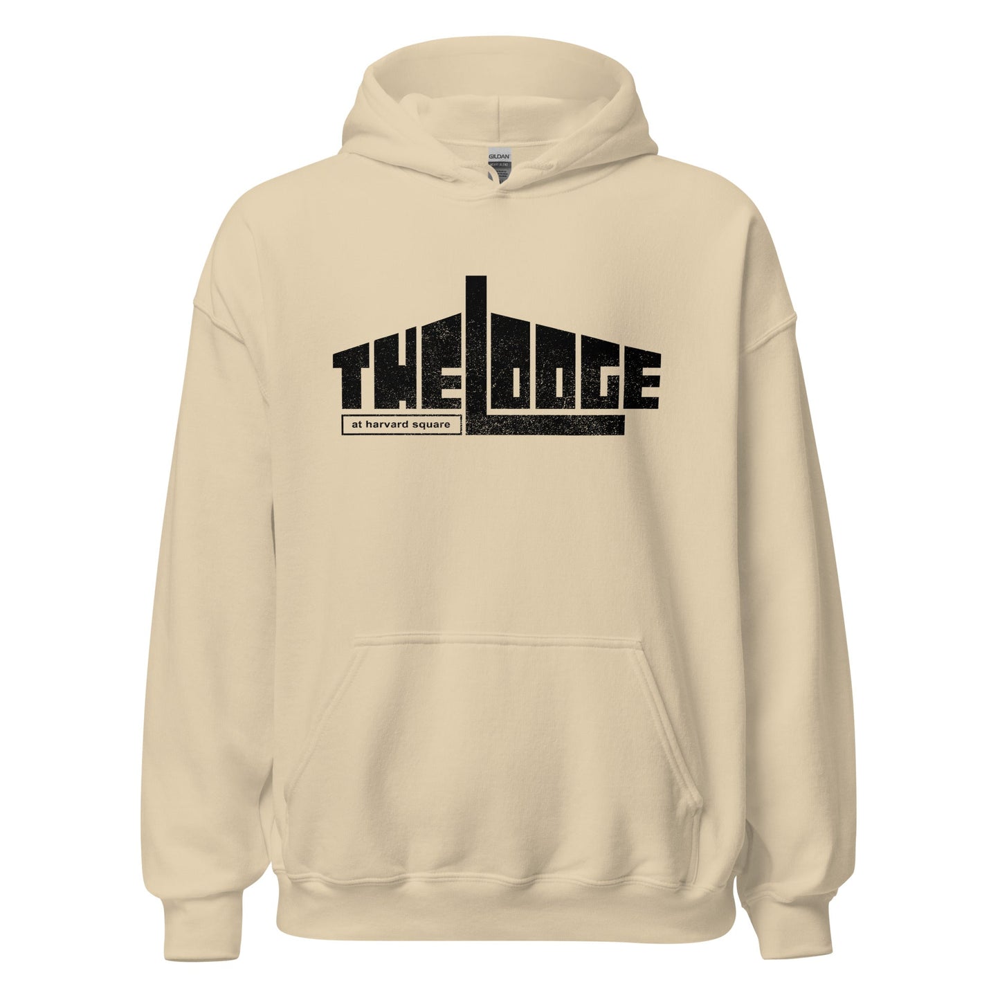 The Lodge at Harvard Square Retro Hoodie - Vintage Clothing Store Graphic Sweatshirt