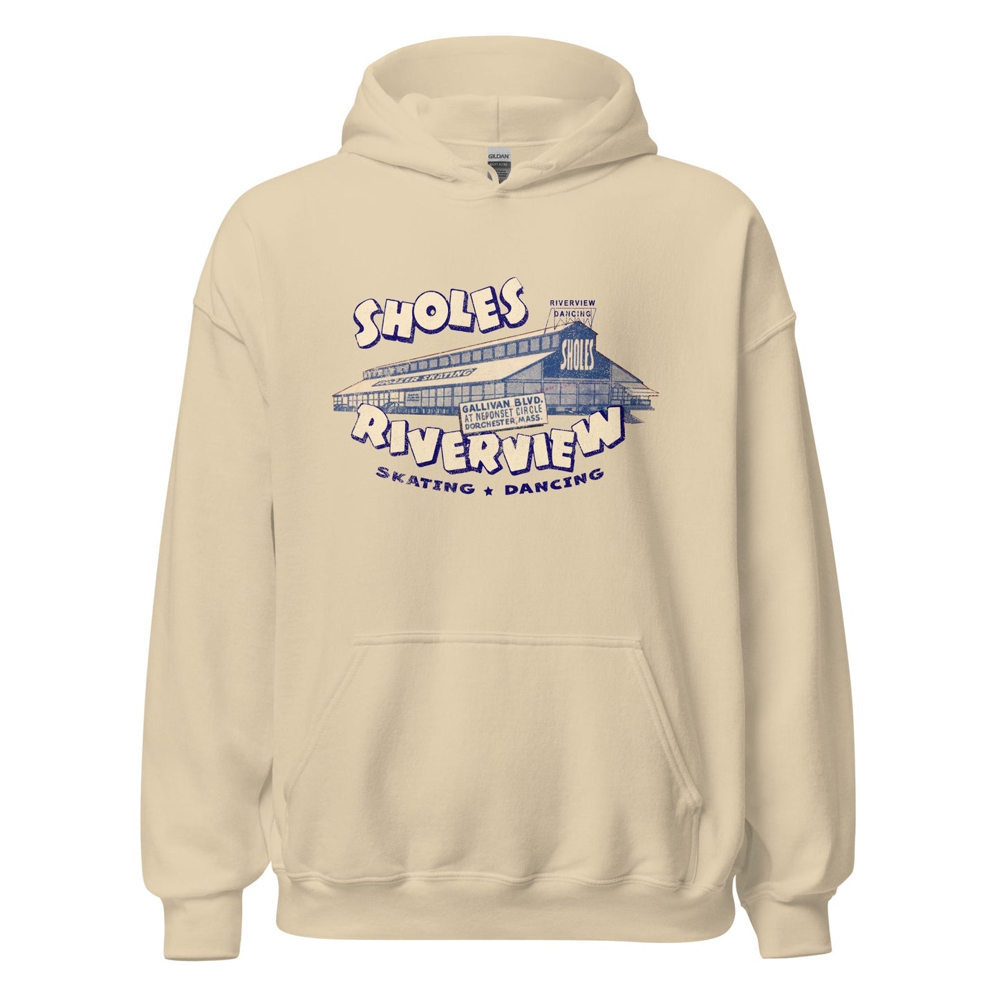 Sholes Riverview Hoodie - Dorchester, MA | Retro Roller Rink & Dancing