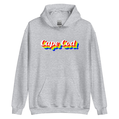 Cape Cod Rainbow Hoodie - Cape Cod, Massachusetts | Mens & Womens Sweathshirt