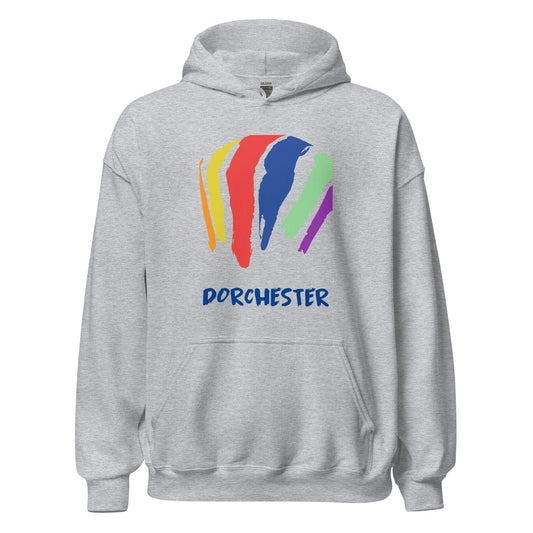 Dorchester Rainbow Swash Hoodie - Boston, MA | Rainbow Gas Tanks Sweatshirt