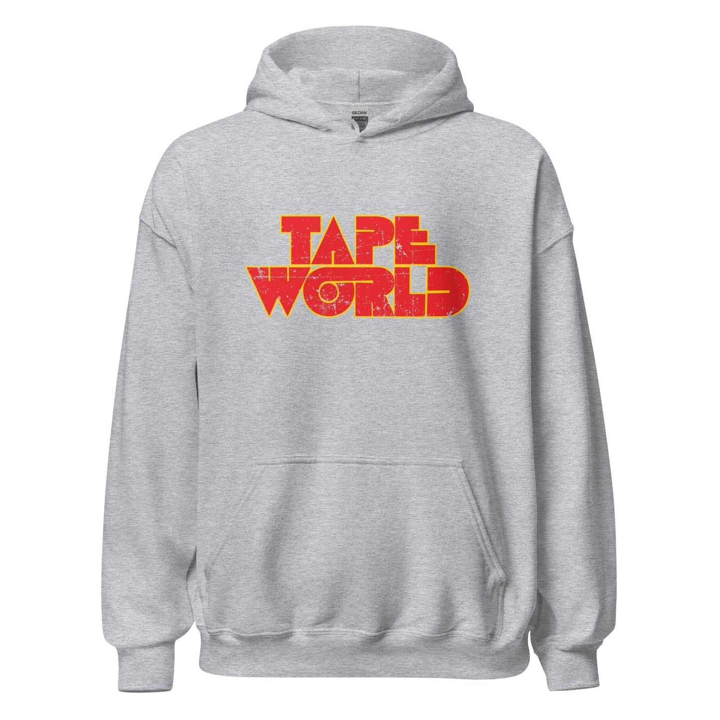 Tape World Retro Hoodie - Mens & Womens Vintage 1980s style Sweatshirt