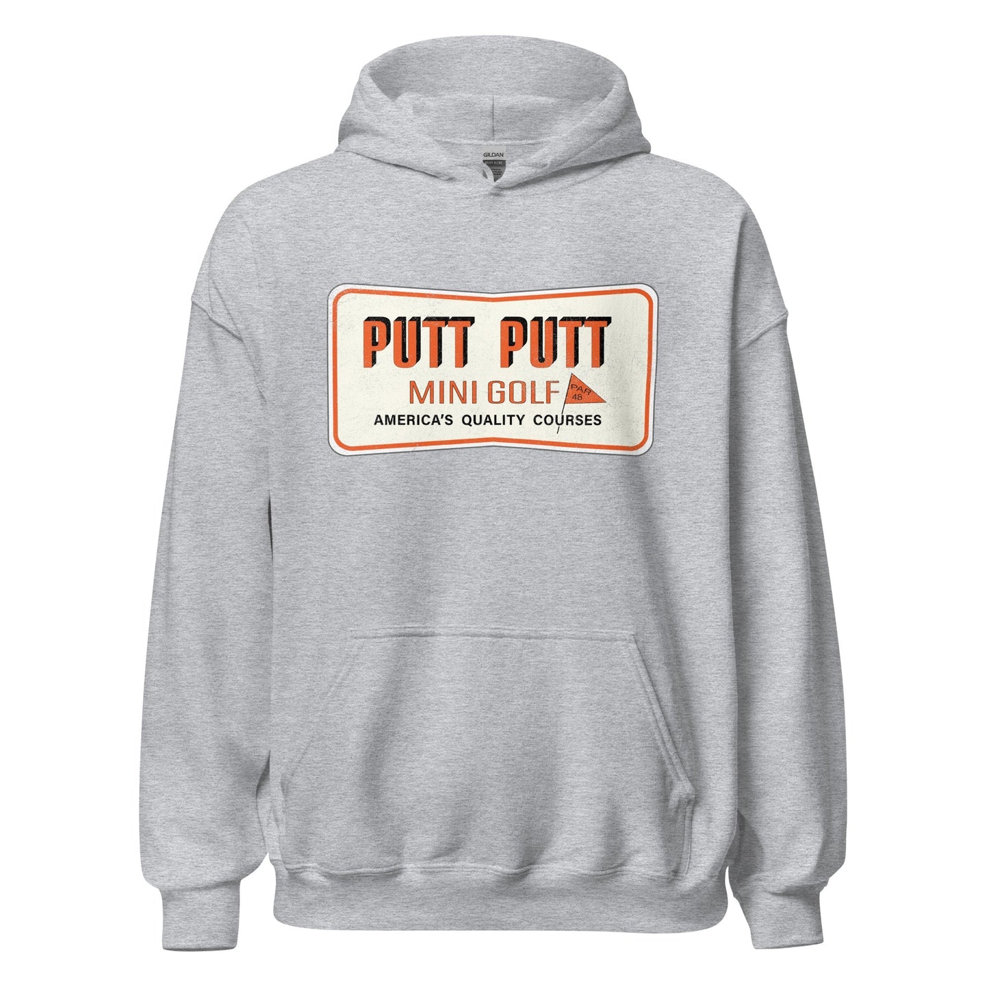 Putt Putt Vintage Hoodie - Old School Mens & Womens Graphic Sweatshirt