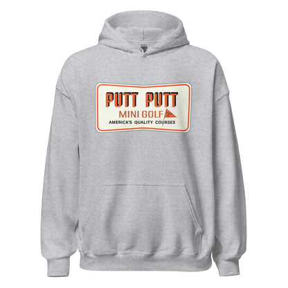 Putt Putt Vintage Hoodie - Old School Mens & Womens Graphic Sweatshirt