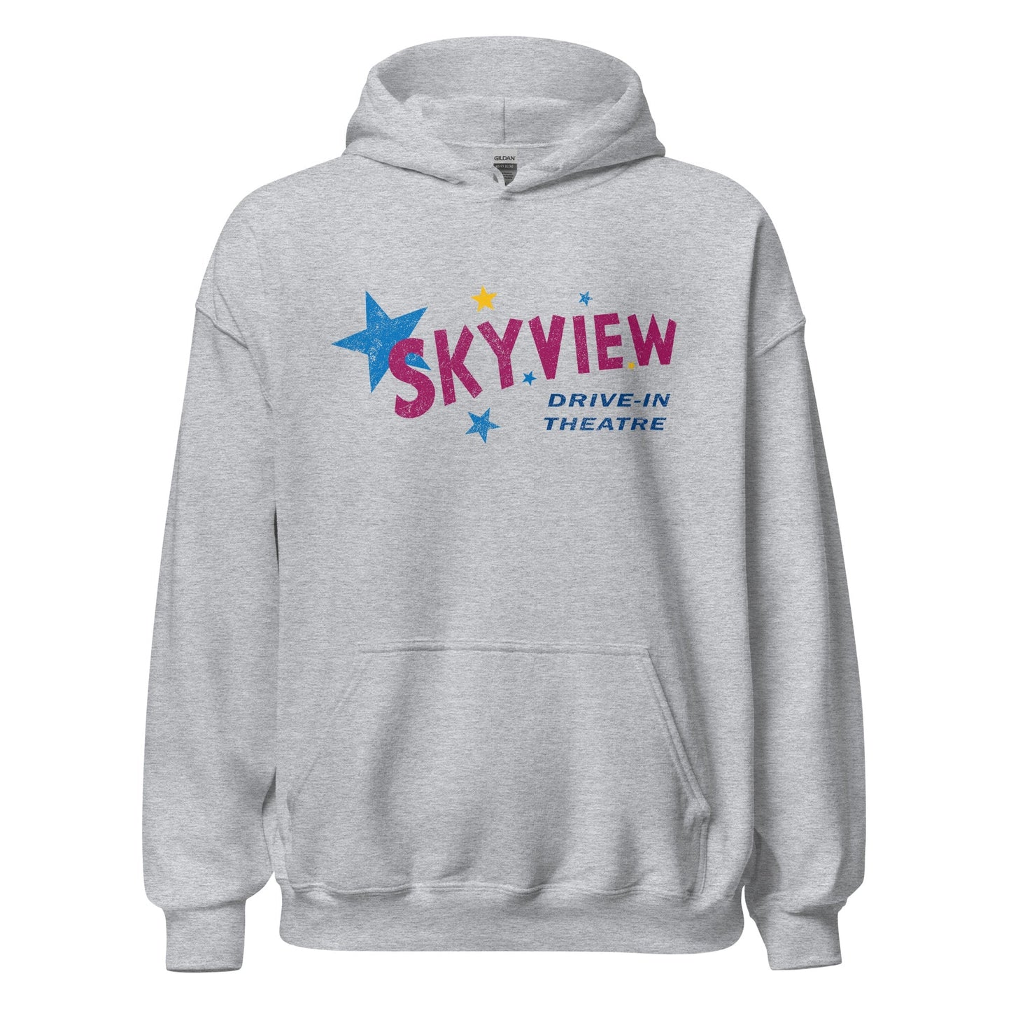 Skyview Drive-In Hoodie - Brockton, MA | Vintage Mens & Womens Graphic Sweatshirt