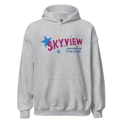 Skyview Drive-In Hoodie - Brockton, MA | Vintage Mens & Womens Graphic Sweatshirt