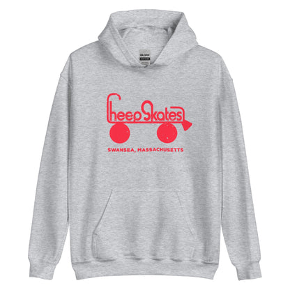 CheepSkates Roller Skating Rink Retro Hoodie - Swansea, MA | Vintage Graphic Sweatshirt