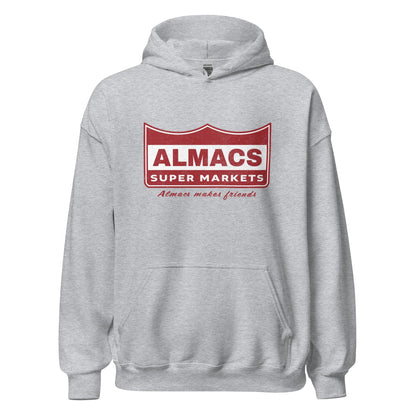 Almacs Super Market Hoodie - Retro Mens & Womens Vintage Graphic Sweatshirt