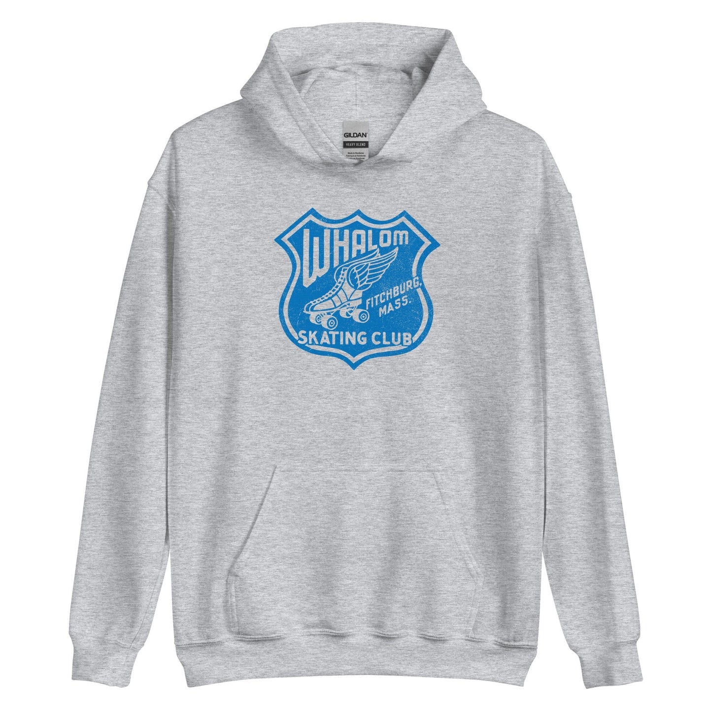 Whalom Skating Club Hoodie - Fitchburg, MA | Vintage Roller Skating Graphic Sweatshirt