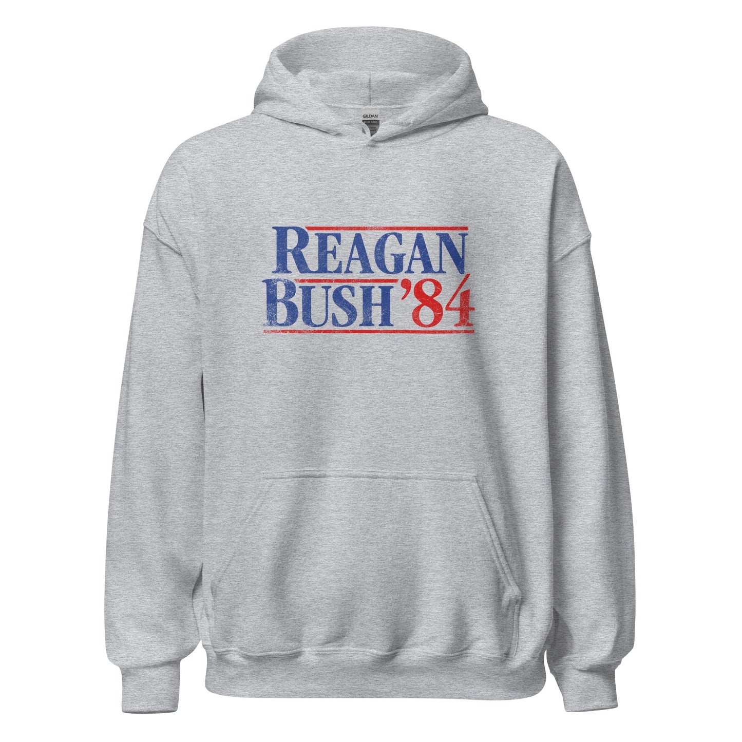 Reagan Bush '84 Hoodie | Retro Presidential Campaign Vintage Sweatshirt