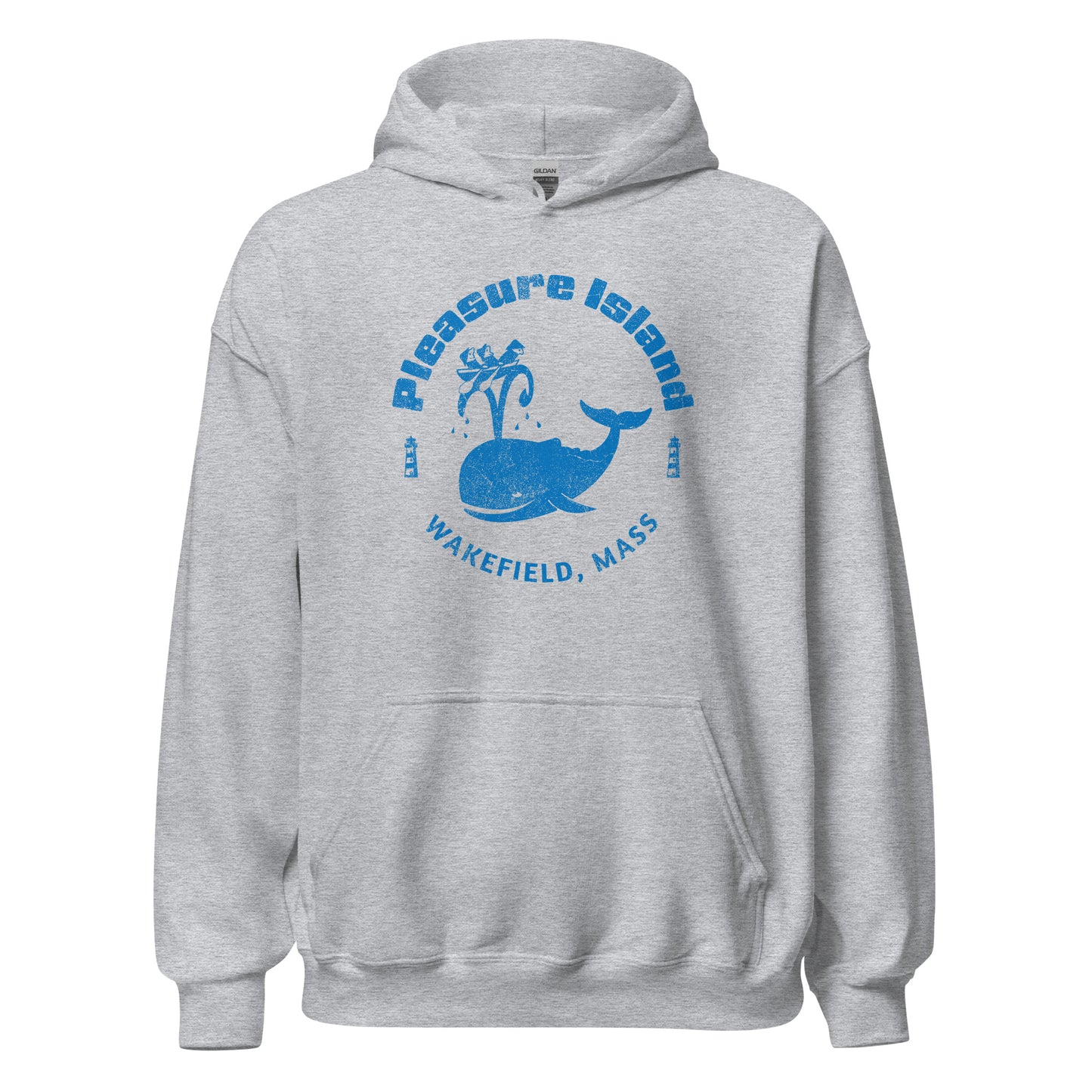 Pleasure Island Hoodie - Wakefield, MA | Old School Retro Amusement Park Sweatshirt