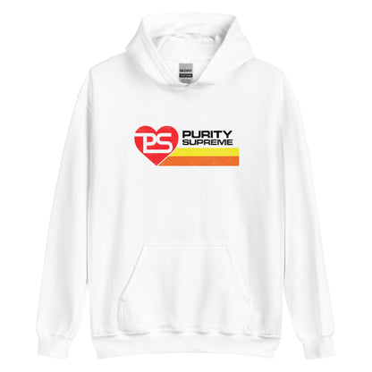 Purity Supreme Hoodie - Retro 1980s Old School Mens & Womens Sweatshirt