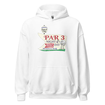 Buncey's Par 3 Gold Hoodie - West Bridgewater, MA | Retro Vintage Sweatshirt