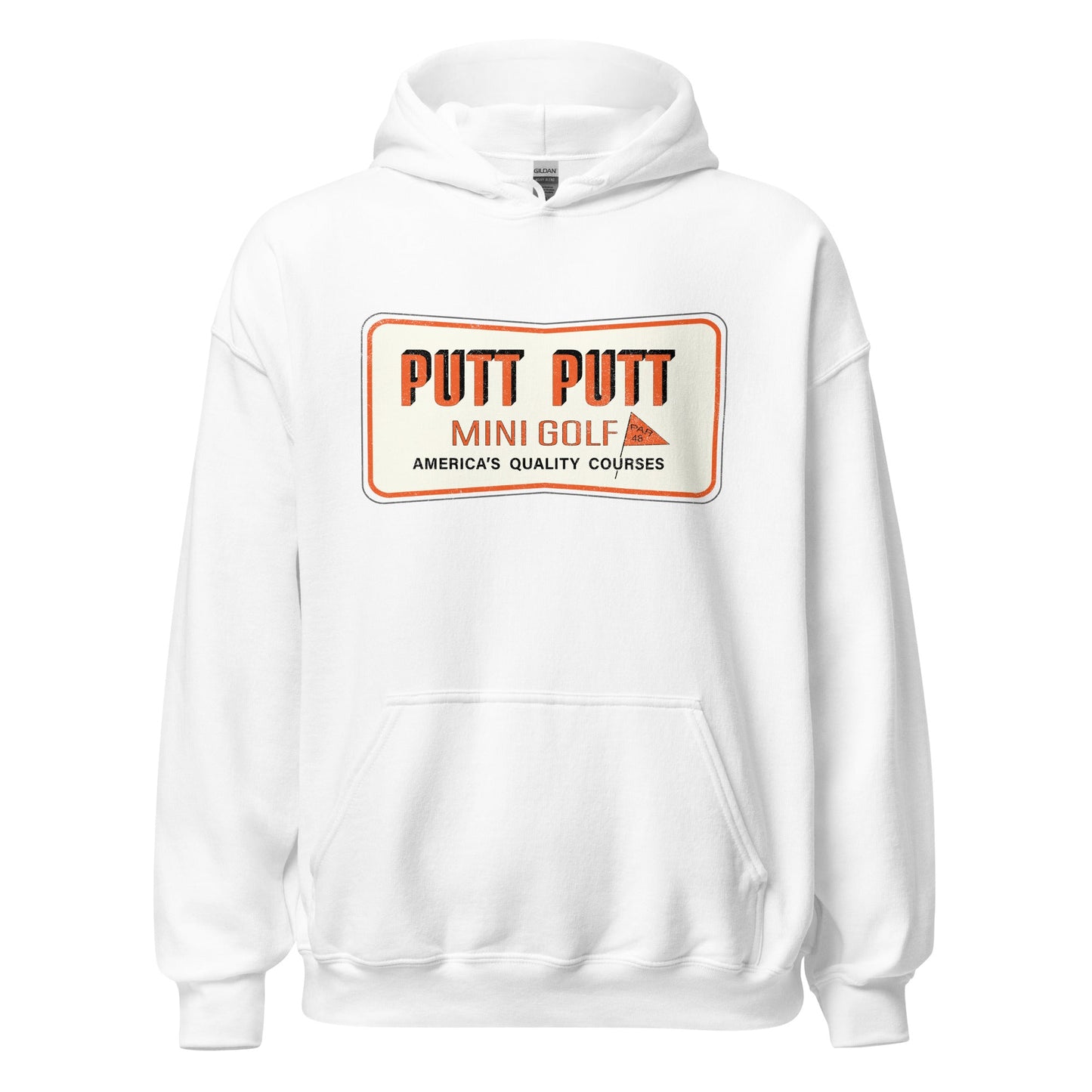 Putt Putt Vintage Hoodie - Old School Mens & Womens Graphic Sweatshirt