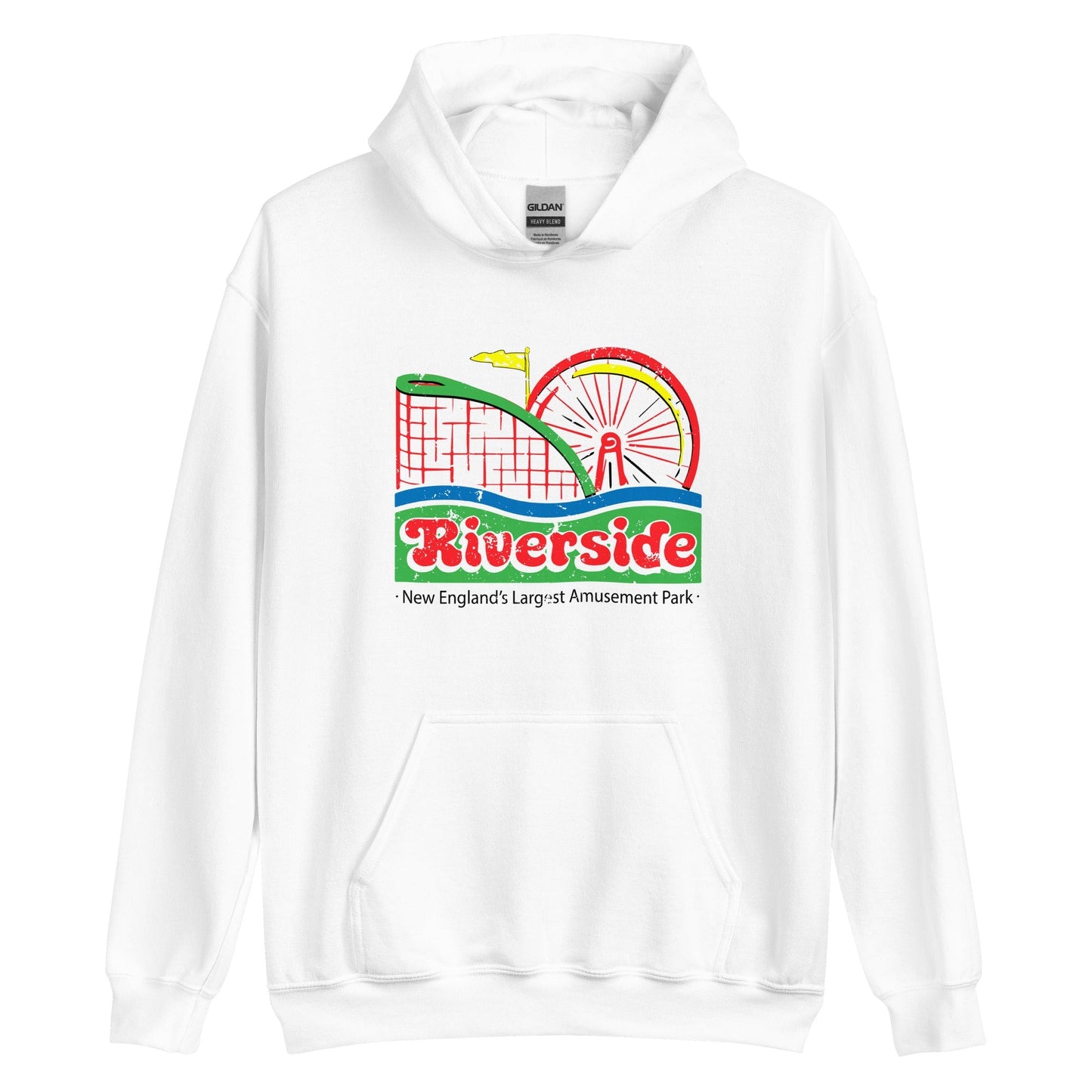 Riverside Amusement Park Hoodie - Agawam, MA | Vintage Graphic Sweatshirt