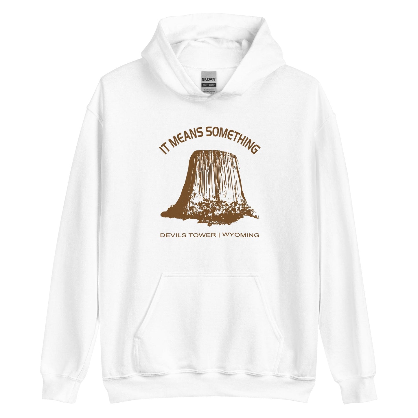 Close Encounters Devil's Tower Hoodie - "It Means Something" Retro 1970s Movie Sweatshirt