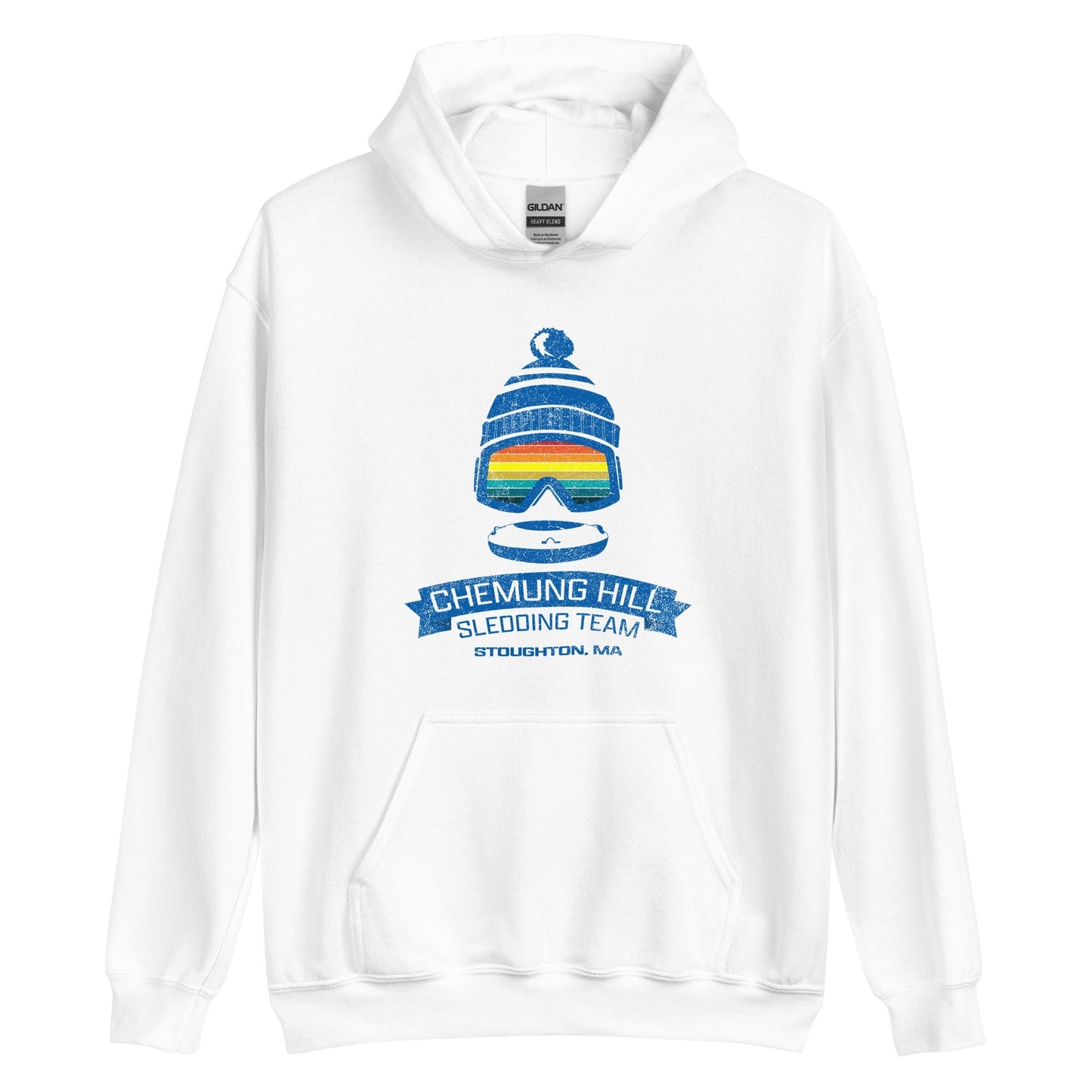 Chemung Hill Sledding Hoodie - Stoughton, MA | Mens & Womens Graphic Sweatshirt