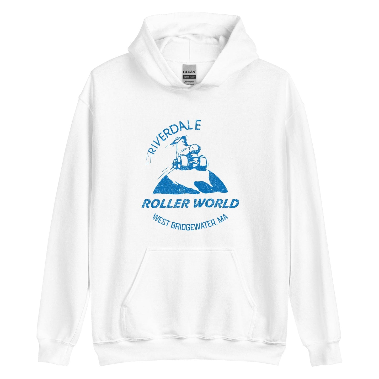 Riverdale Roller World Hoodie - West Bridgewater, MA | Vintage Roller Skating Rink Sweatshirt