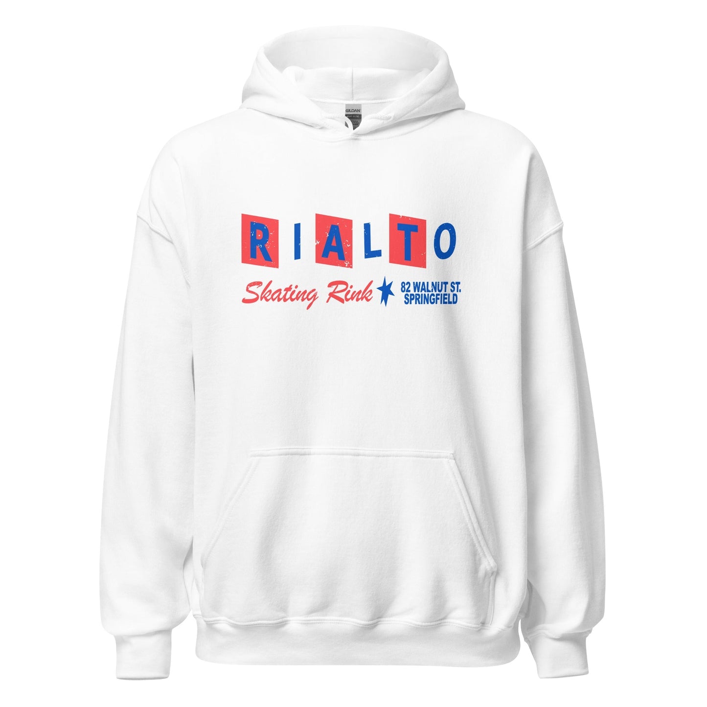 Rialto Skating Rink Retro Hoodie - Springfield, MA | Vintage Roller Skating Sweatshirt