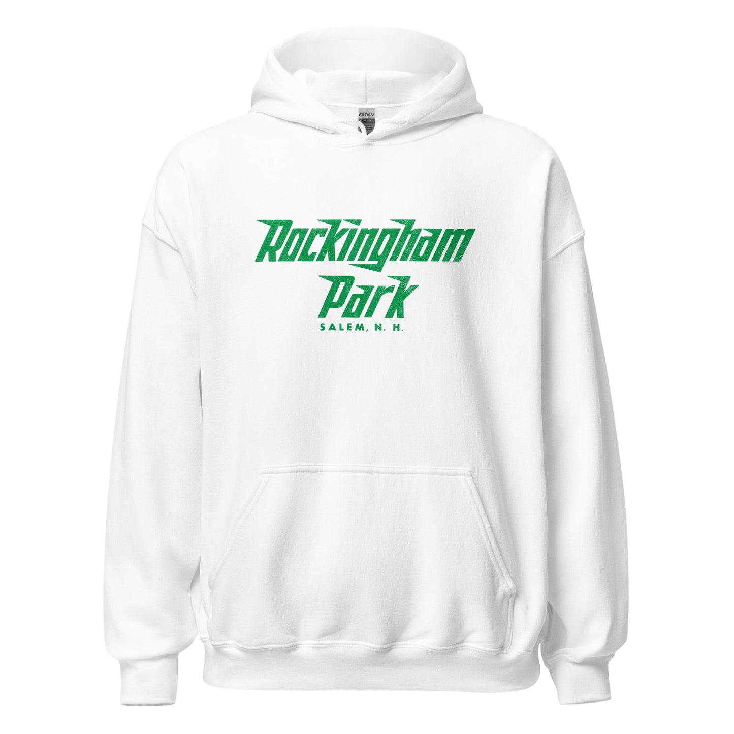 Rockingham Park Hoodie - Salem, NH | Retro Horse Racing Sweatshirt