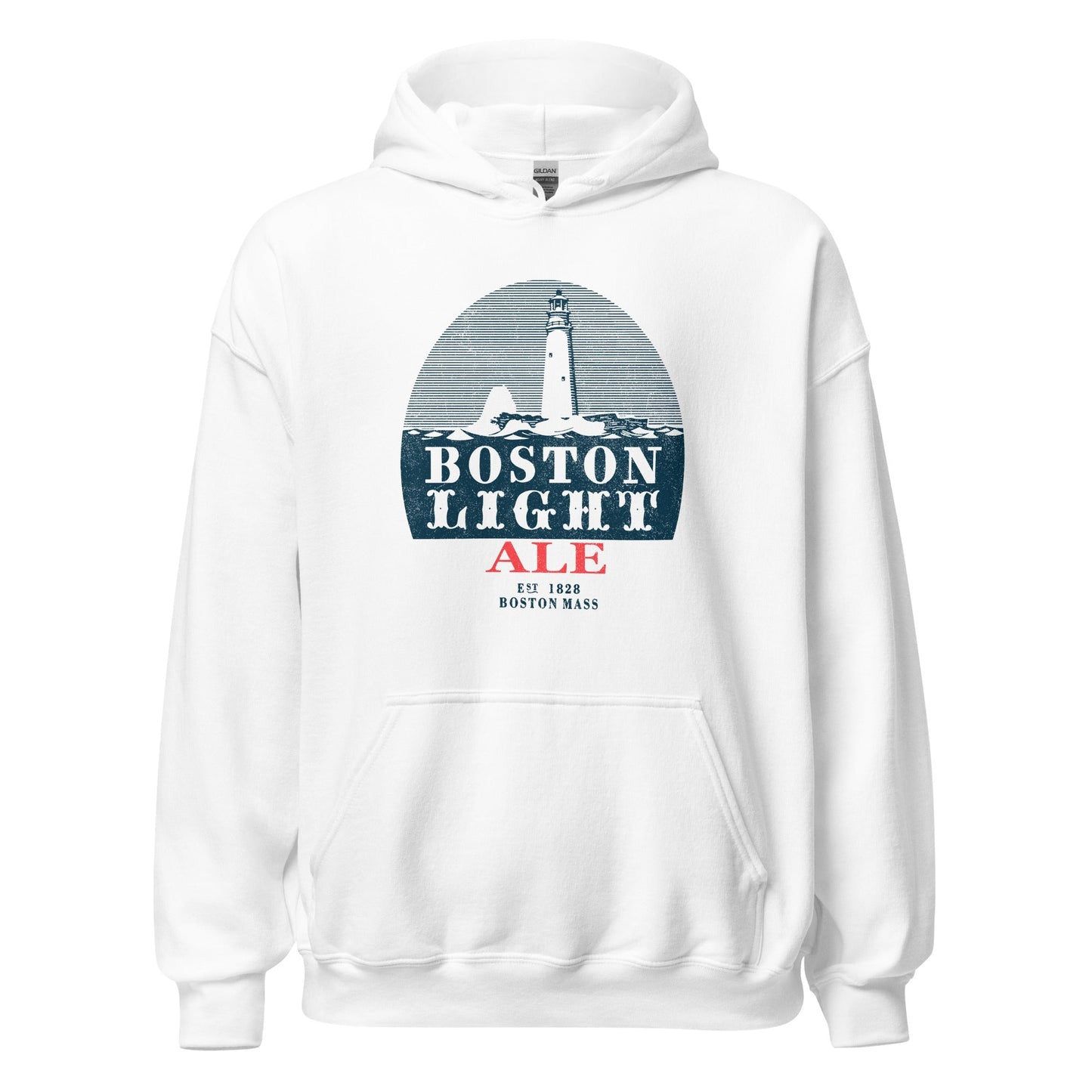 Boston Light Ale Hoodie - Old School Boston Brewery Sweatshirt