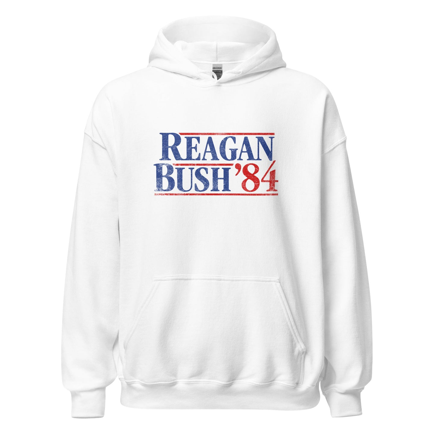 Reagan Bush '84 Hoodie | Retro Presidential Campaign Vintage Sweatshirt