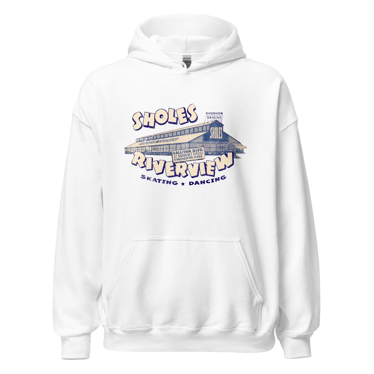 Sholes Riverview Hoodie - Dorchester, MA | Retro Roller Rink & Dancing