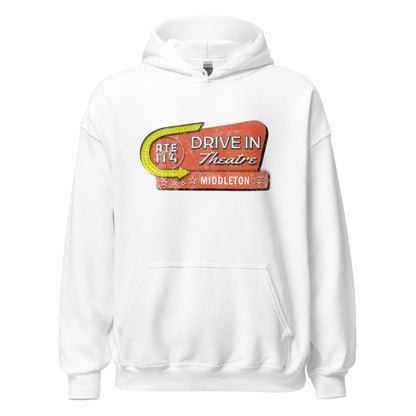 Middleton Rt 144 Drive-In Hoodie - Middleton, MA | Retro Drive-In Theatre