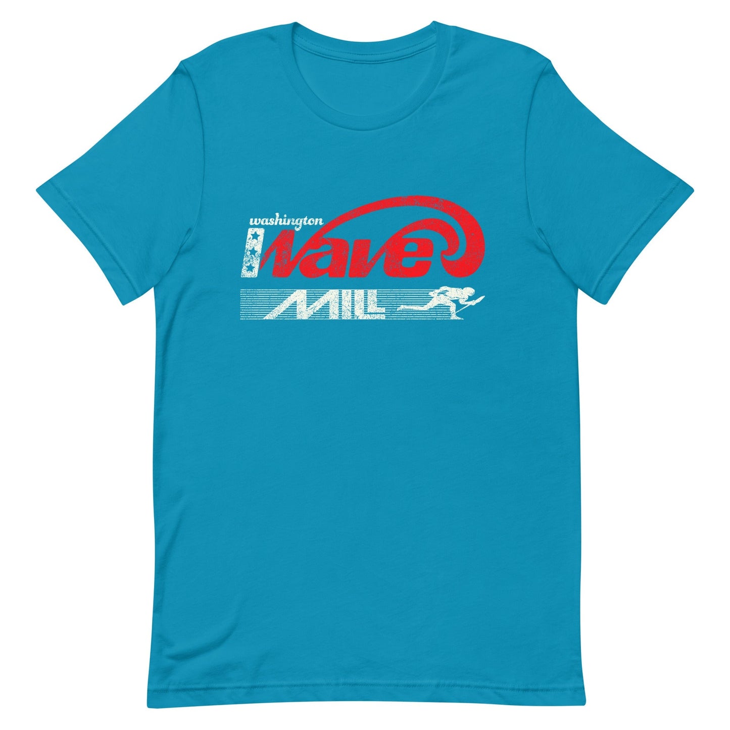 Washington Wave Lacrosse T-Shirt | Retro 80s DC MILL Tee