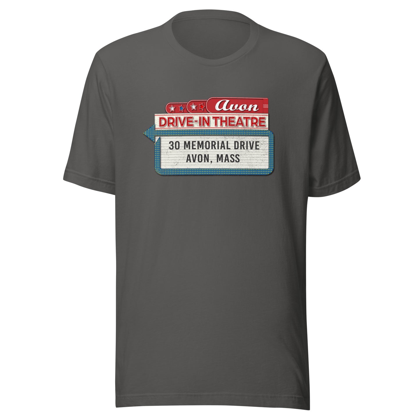 Avon Drive-In Theatre T-Shirt | Retro Massachusetts Drive-In Tee