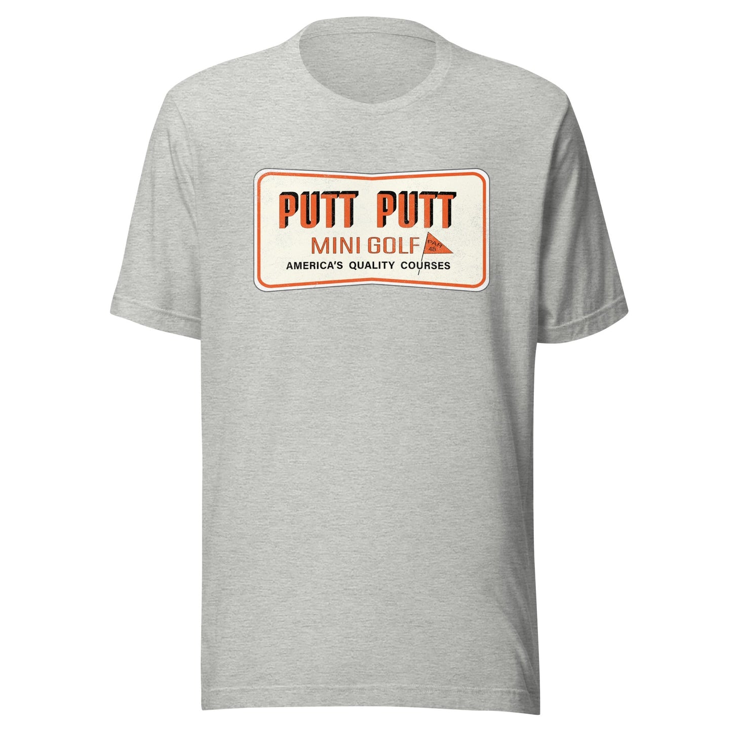 Putt Putt Mini Golf Retro 1980s T-Shirt | Vintage Mens & Womens Old School Tee