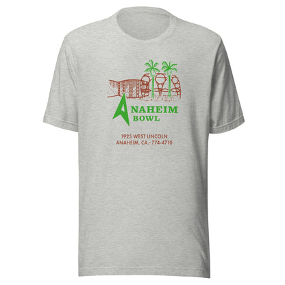 Aneheim Bowl T-Shirt - Classic 1950s Hollywood California Tropical Retro Tee