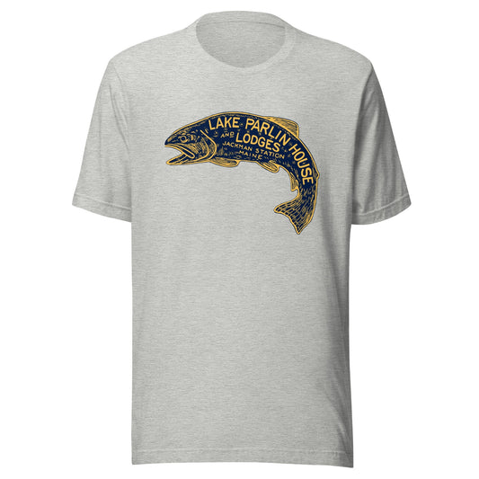 Maine Fishing T-Shirt - Lake Parlin Lodge Jackman Station, ME | Fishing & Hunting Tee