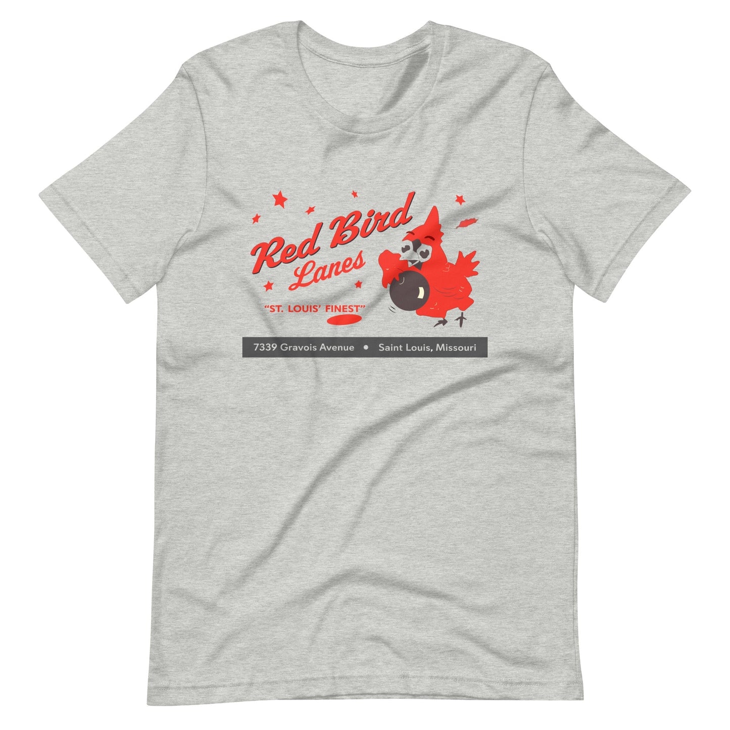 Red Bird Lanes T-Shirt - St Louis, MO | Retro Bowling alley Tee