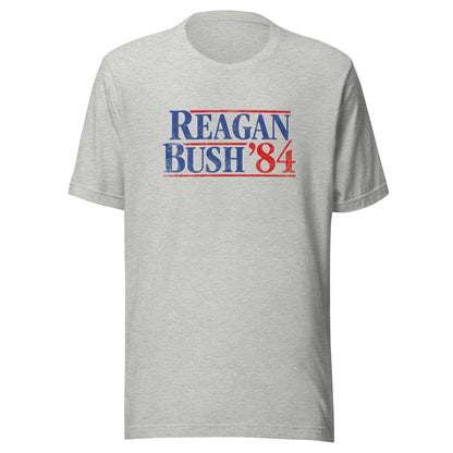 Reagan Bush '84 T-Shirt | Retro Presidential Campaign Vintage Tee