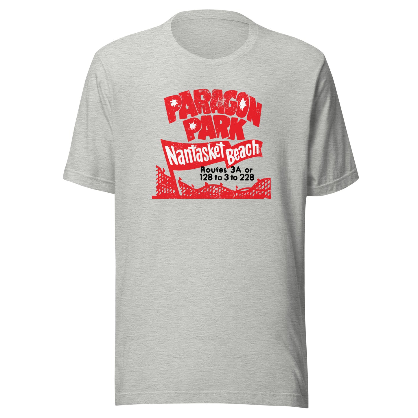 Paragon Park Retro Amusement Park T Shirt - Nantasket Beach, Hull, MA