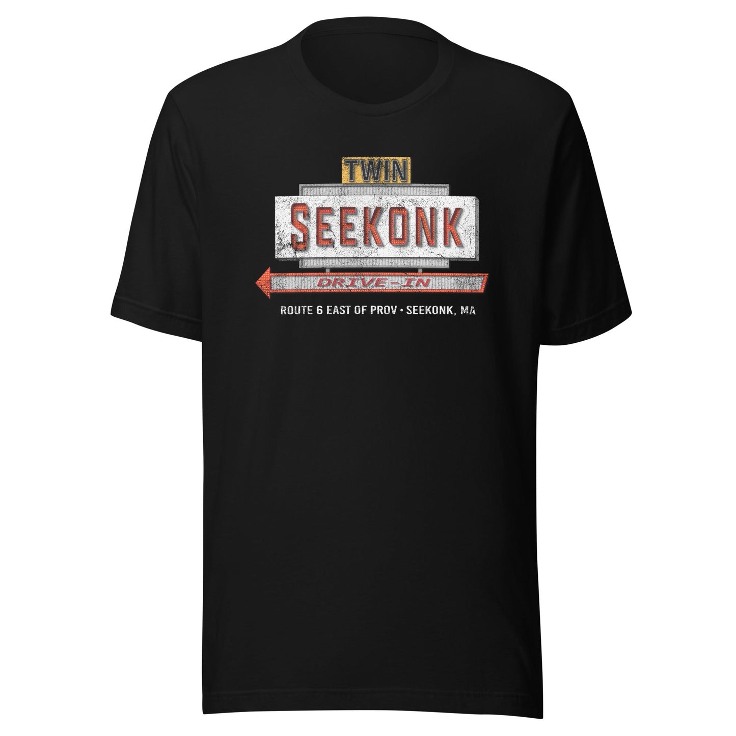 Seekonk Twin Drive In T Shirt - Seekonk, MA | Retro Drive In Tee