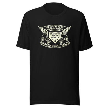 Revere Beach Retro Roller Skating T-Shirt | Vintage Mens & Womens Graphic Tee