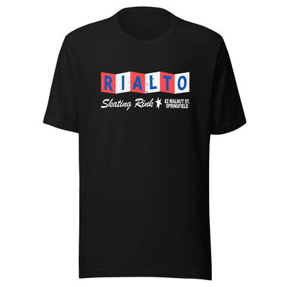 Rialto Skating Rink Retro T-Shirt - Springfield, MA | Vintage Roller Skating Tee