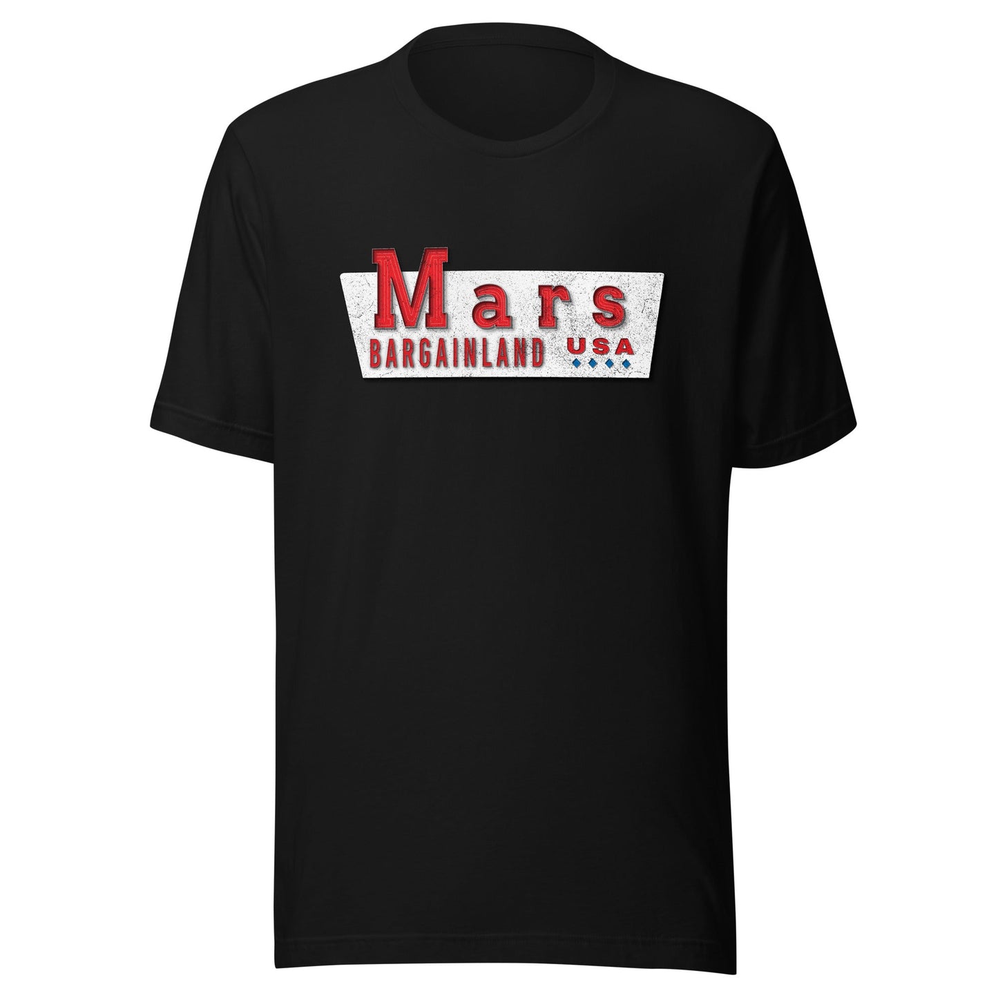 Mars Bargainland USA T-Shirt - New Bedford, MA | Vintage Mens & Womens Retro Tee