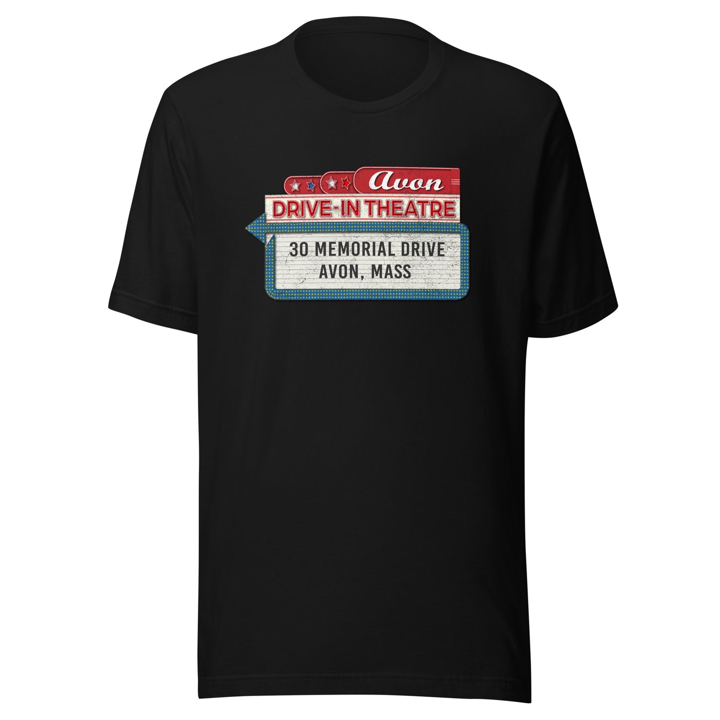 Avon Drive-In Theatre T-Shirt | Retro Massachusetts Drive-In Tee