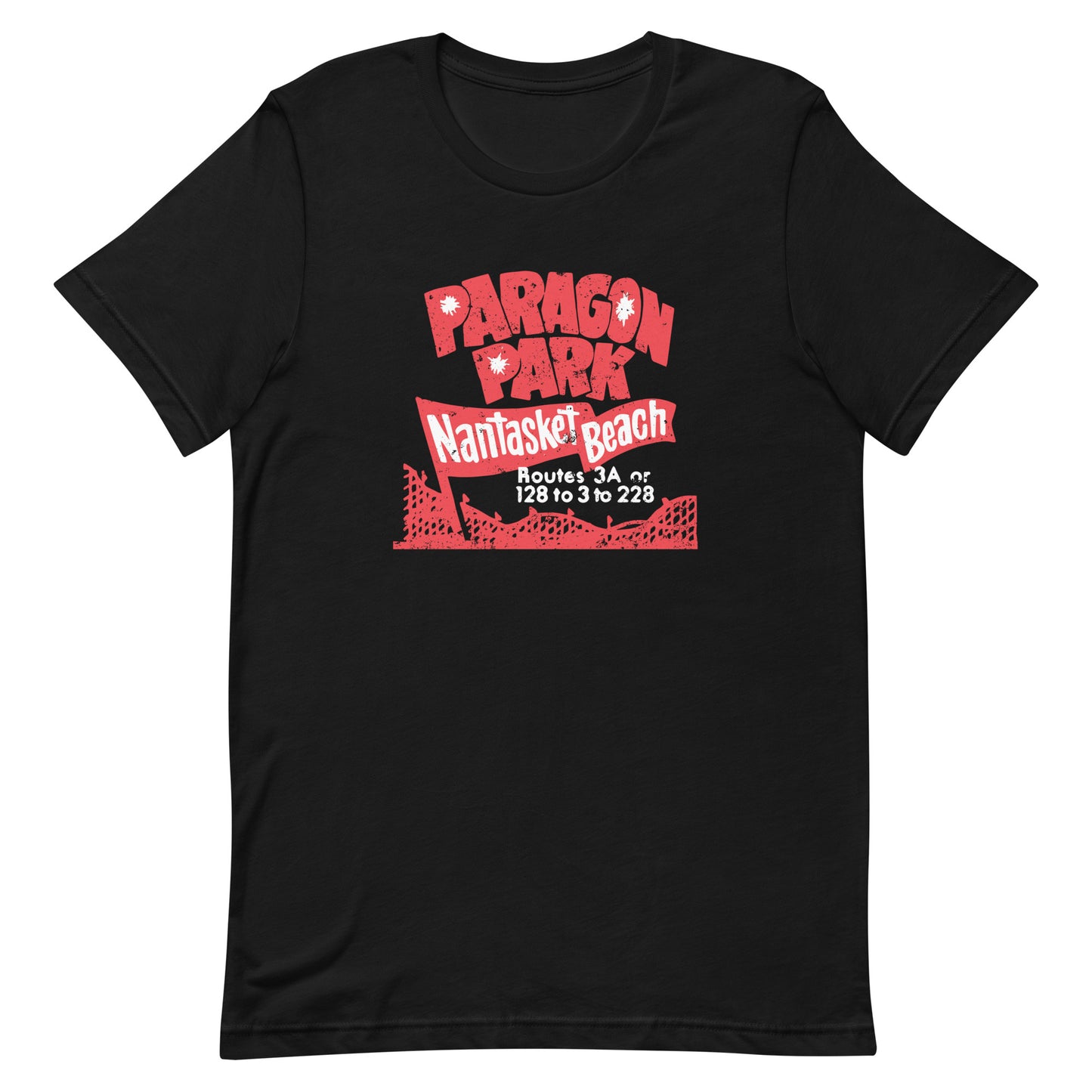 Paragon Park Retro Amusement Park T Shirt - Nantasket Beach, Hull, MA