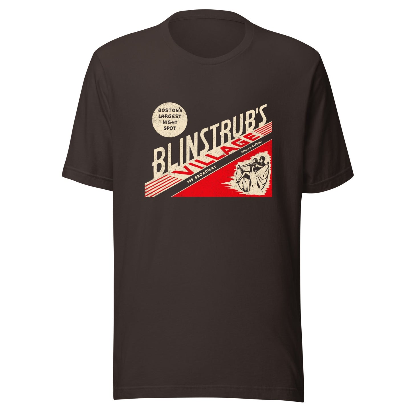 Blinstrub's Village T-Shirt - Retro 50s South Boston Nightclub Tee