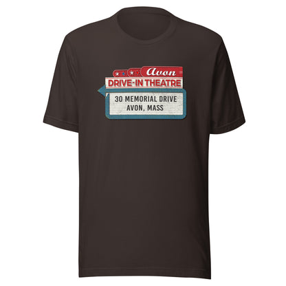 Avon Drive-In Theatre T-Shirt | Retro Massachusetts Drive-In Tee