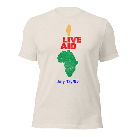 Live Aid Retro 1985 Concert T-Shirt - Men's & Women's Vintage Graphic Tee