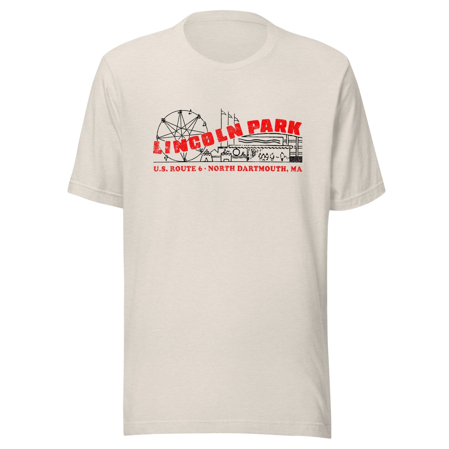 Lincoln Park Retro Amusement Park T Shirt - North Dartmouth, MA