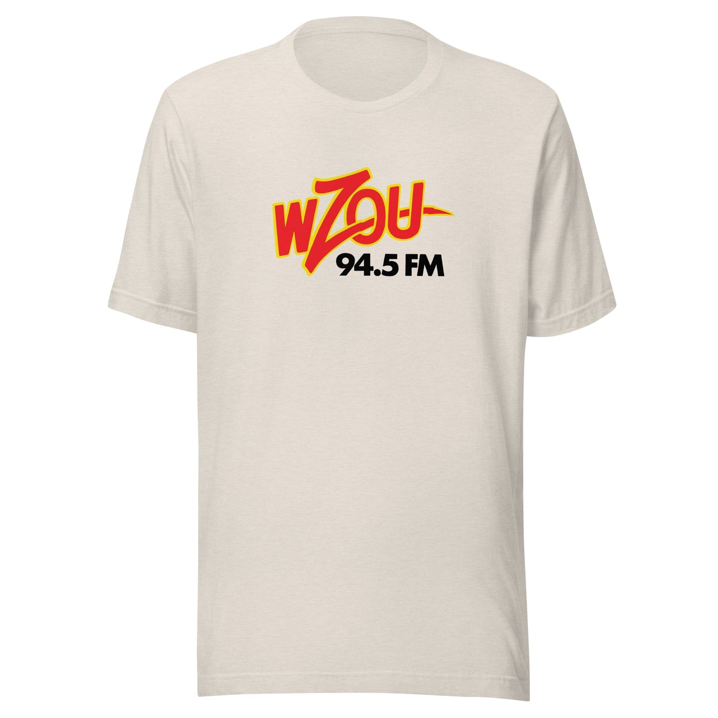 WZOU 94.5 T-Shirt - Classic 1990s Boston Radio Old School Throwback Tee