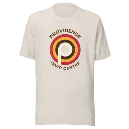 Providence Civic Center T-Shirt - Retro 1970s Rhode Island Tee